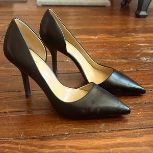 71/2 Michael Kors black patent leather high heels